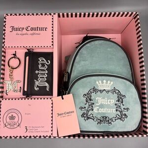 Juicy couture heritage backpack gift set